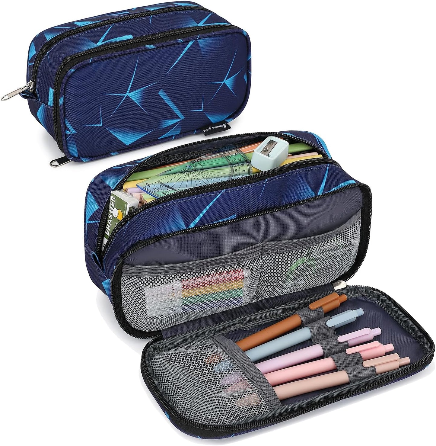 Pencil Cases for kids, Large Capacity Pencil Pouch, Office College School Marker Organizer Case pen for Men Women Adult Teens