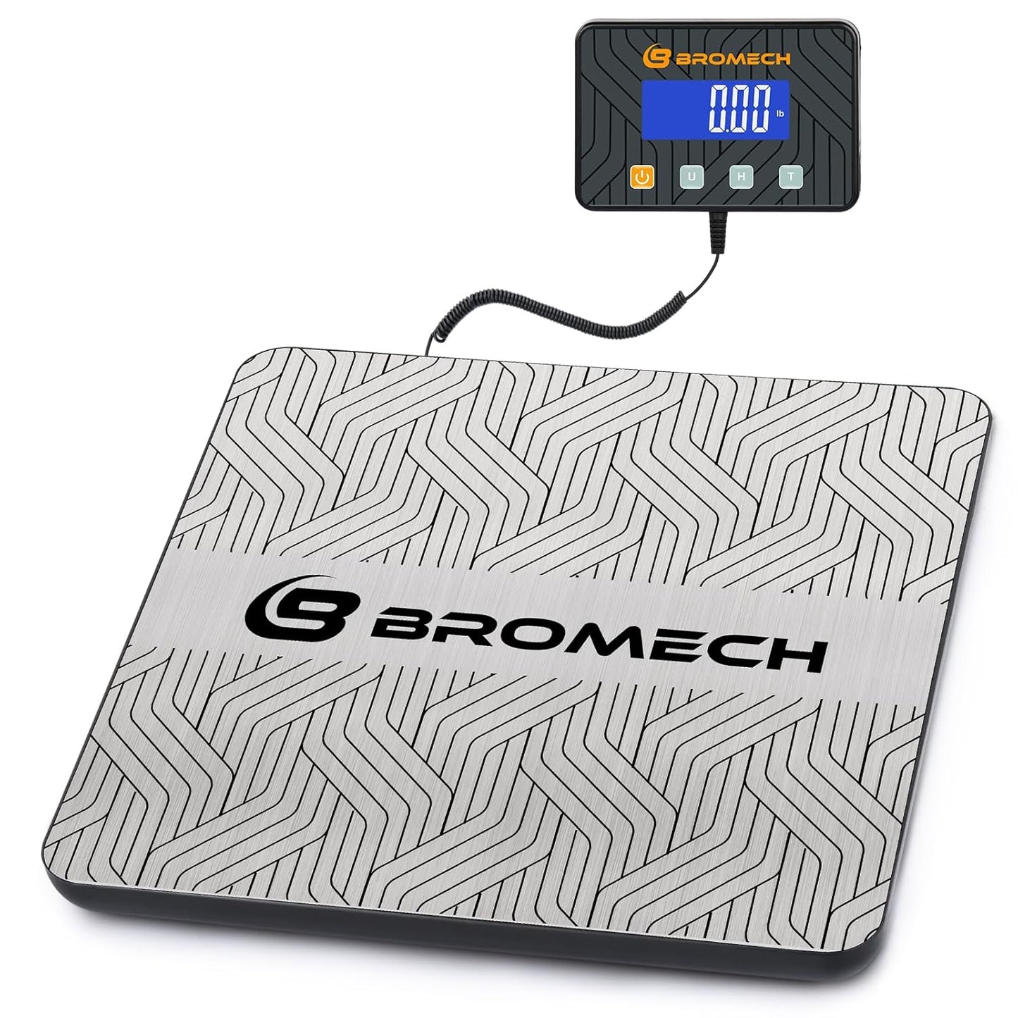 Postal Scales for Shipping Packages 440lb Heavy Duty Digital Mail Scale High Accuracy 0.35oz Postage Scale W/Separate Display, Type-C Charging for Small Business, Warehouse, Luggage, Home, Pet