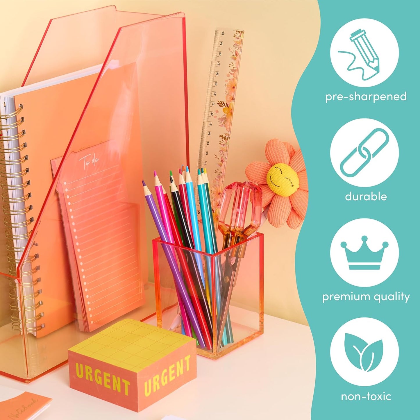 THE TWIDDLERS 288 Count Colored Pencils for Kids, (Bulk 20 Packs, 12 Colors Each Pack) Pre-sharpened Color Pencils for Adults, Back to School Supplies for Teachers, Classroom Prizes, Party Bag Fillers