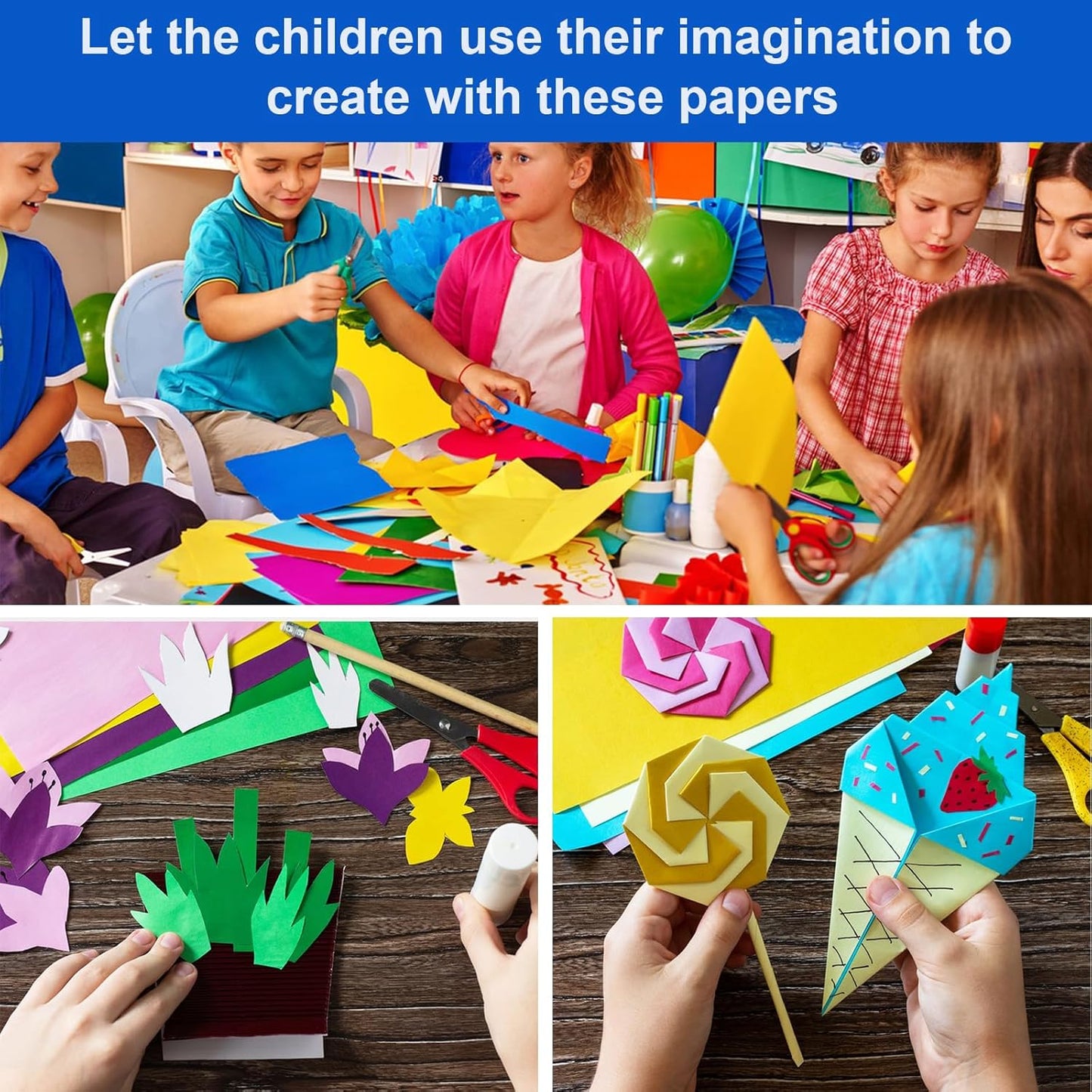 20 Pcs Poster Board Colorful Paper 12x18, ROOKEA Vision Boards Bulk Blank Graphic Display Posterboard Card Paper for Kids School Classroom Arts Craft Projects Drawing Scrapbooking