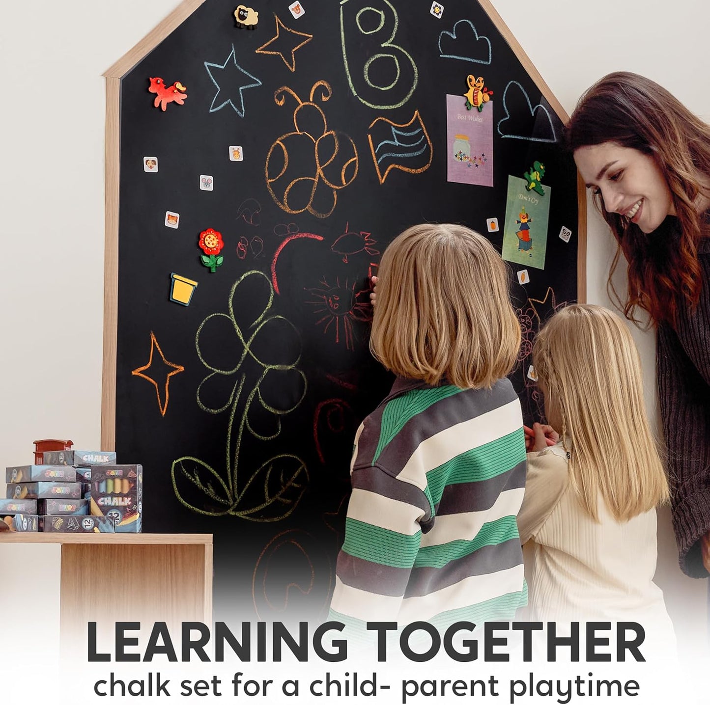 JOYIN 432 Counts Mini Chalk Set for Kids, Non-Toxic Mini Chalk for Boys Girls 3+, School Supplies for Teachers, Goody Bag Fillers, Classroom Prizes Gifts (36 Boxes)