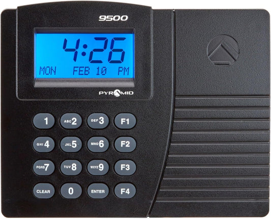 Pyramid Time Systems - TimeTrax Elite Automated Proximity Time and Attendance with Pyramid TTPROXEX Time Clock System with Software Download, Windows Compatible - No Touch Employee Punch in - Black