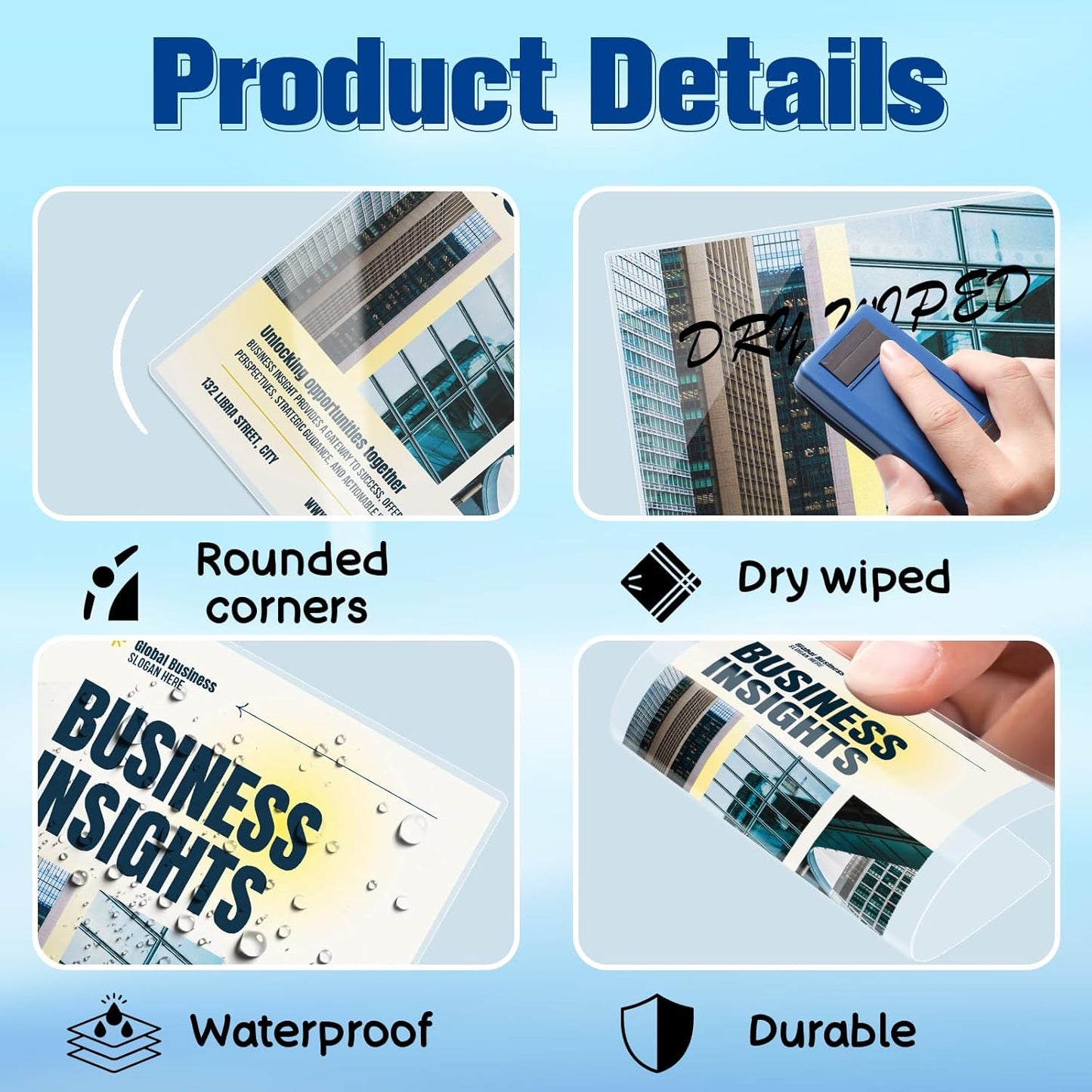 500 Pack 5mil 2.25“x3.75" Thermal Laminating Pouches Badge Laminate Pouches Clear Laminated Luggage Tags Printable Laminator Pouches for Business Permits Cards (200, 3"x5"-5mil)