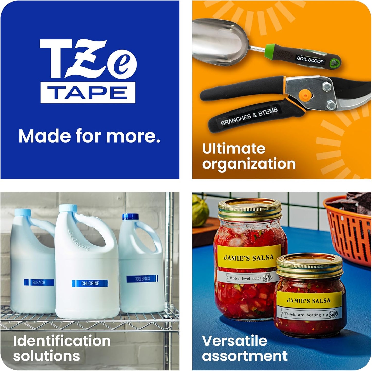 Brother Genuine P-Touch TZe, Navy Blue Print on White Fabric Label Tape (TZeFA3),1/2in x 9.8ft (12mm x 3m), for Select P-Touch Label Makers, Can be Ironed onto Virtually Any Cotton Item, Washable