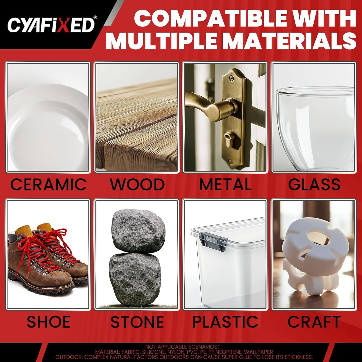 Super Glue Thick 113.6 Gram. Clear Heavy Duty All Purpose Ca Superglue Repair Wood Furniture Plastic Crafts Shoe Sole, Instant Cyanoacrylate Adhesive for Ceramic Leather Metal Glass Pottery Rubber