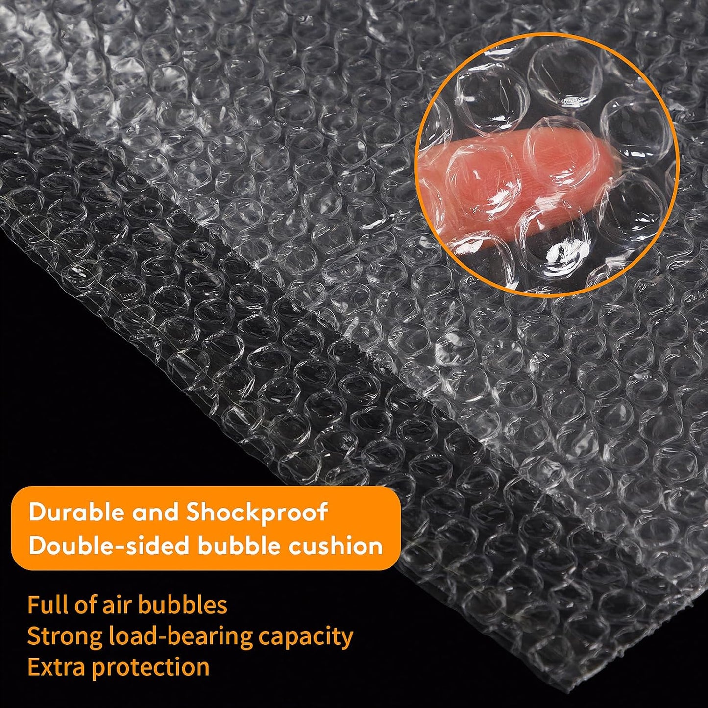 100PCS Clear Bubble Pouches Wrap Bags, 8 x 12 Inch Bubble Out Bag Pouch for Packing & Shipping, Double Layer Bubble Cushion Wrap Bags Protective Bubble Pouches Bags for Moving and Storage