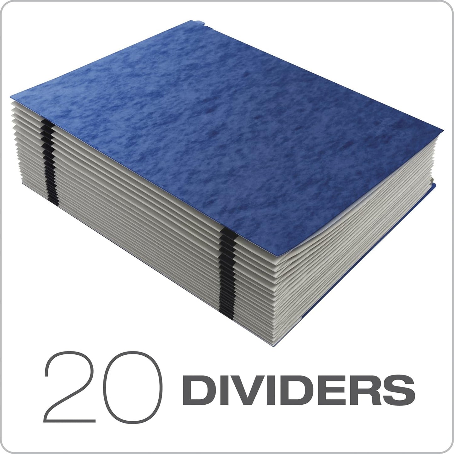 Pendaflex Daily A-Z Indexing Midnight Blue Desk File/Sorter,(11015) 1 EA & File Folders, Letter Size, 8-1/2" x 11", Classic Manila, 1/3-Cut Tabs in Left, Right, Center Positions, 100 Per Box (65213)