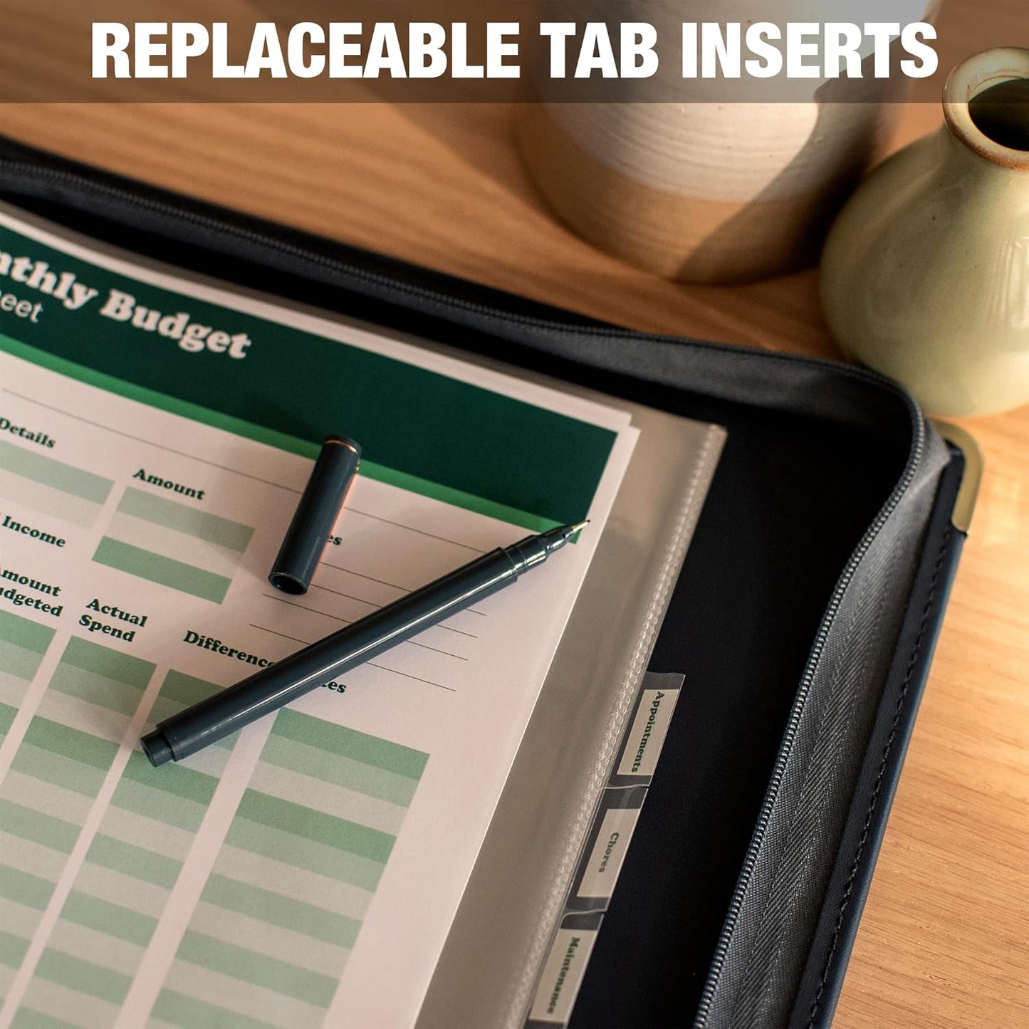 Samsill Sheet Protector Dividers, 8.5 x 11 Inch Page Protectors for 3 Ring Binder with Pockets, Super Heavy Duty, 8 Binder Dividers with Tabs, Letter Size, Top Loading, Acid Free, 1 Set