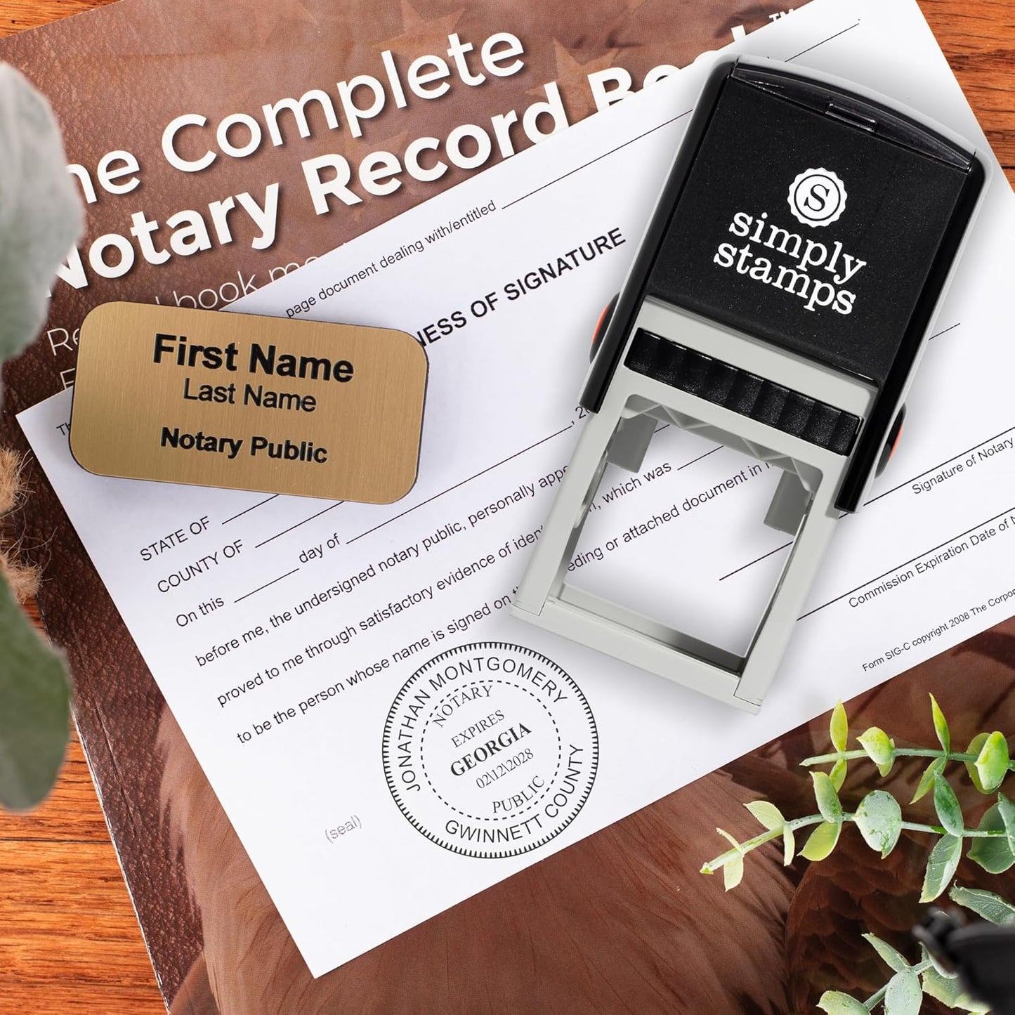 Alabama Round Notary Stamp | Official State Notary Stamp | Official Seals | Meets State Specifications (Alabama, Round Stamp)