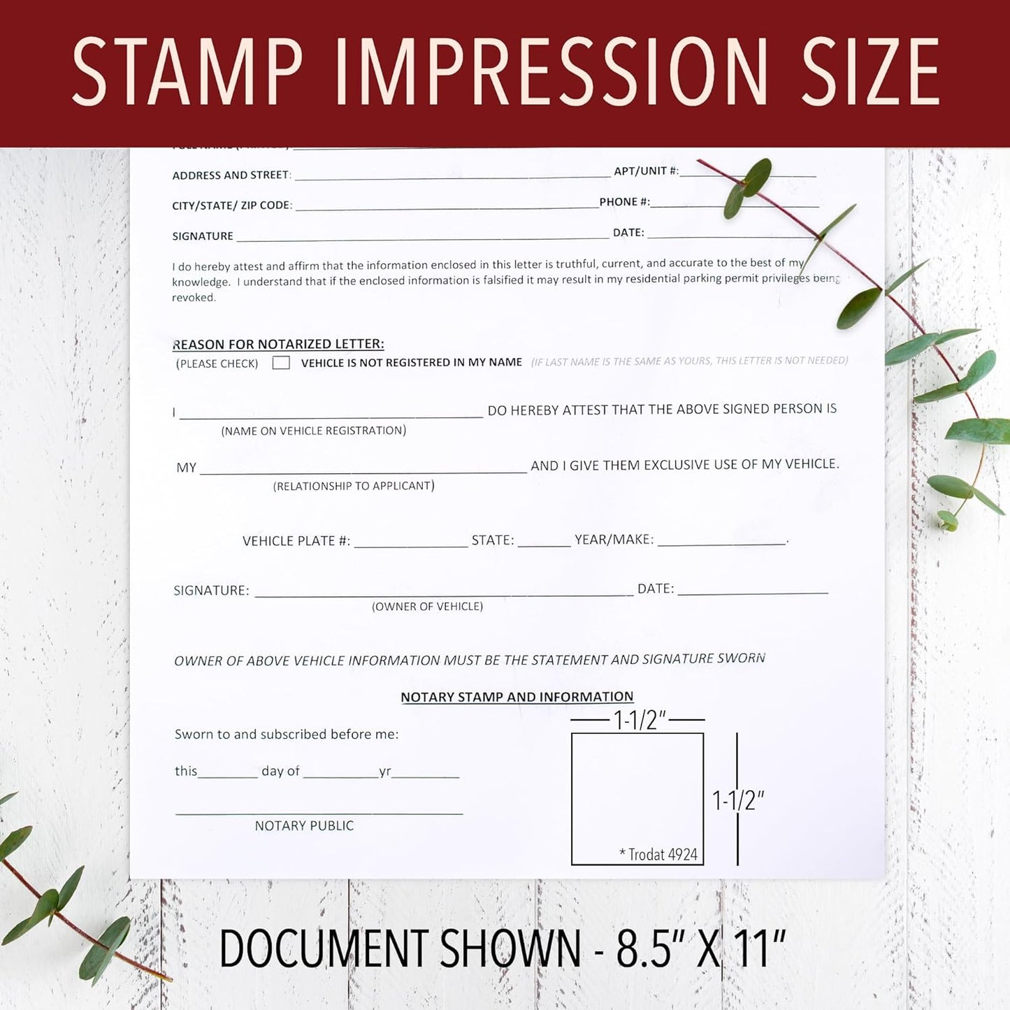 Oklahoma Round Notary Stamp | Official State Notary Stamp | Official Seals | Meets State Specifications (Oklahoma, Round Stamp)