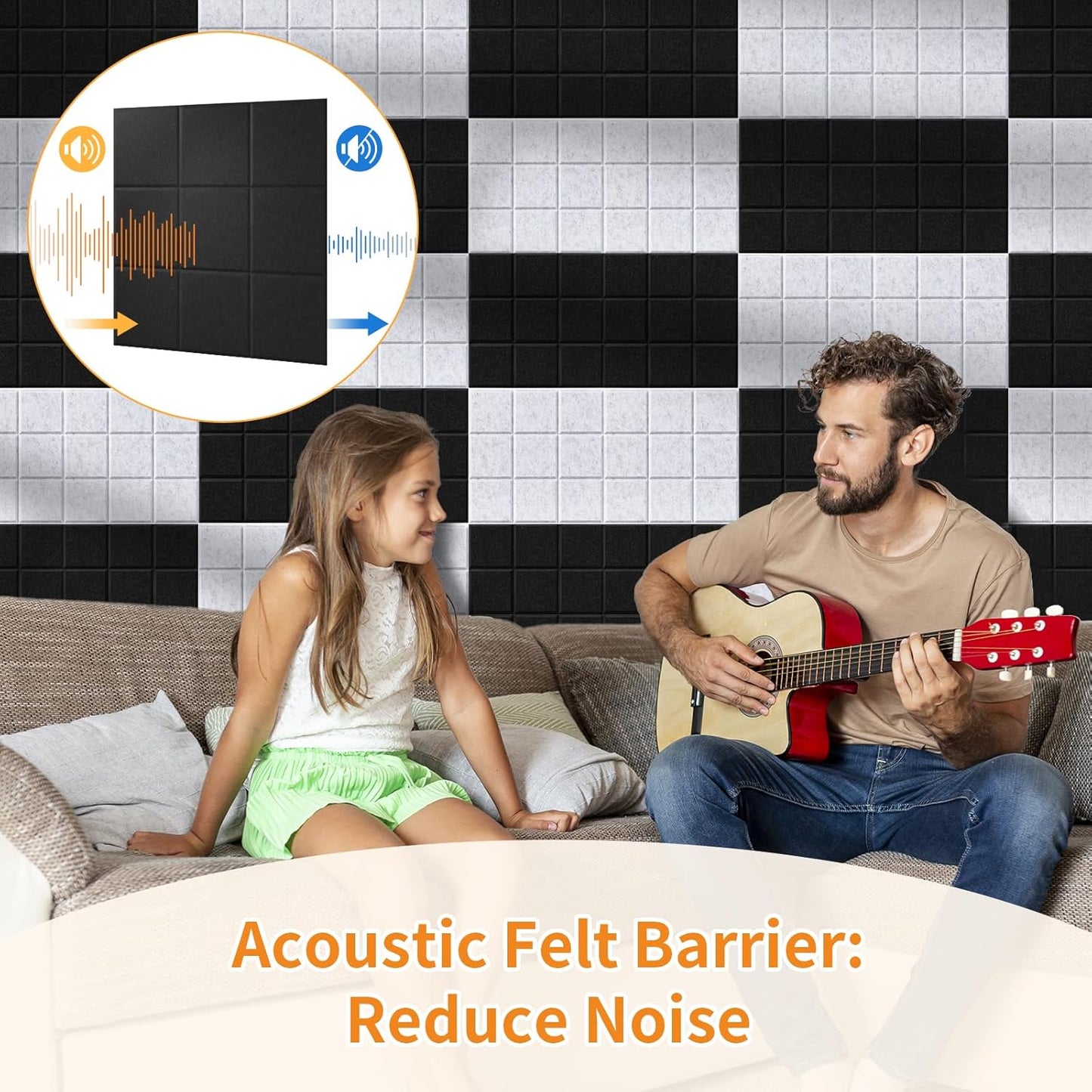 Smarpau Large Cork Boards Bulletin Board 48"x36", 12 Pack Felt Corkboards Pin Board with 50 Removable Adhesive Tabs 35 Pushpins, Cork Wall Tiles for Home School Decor