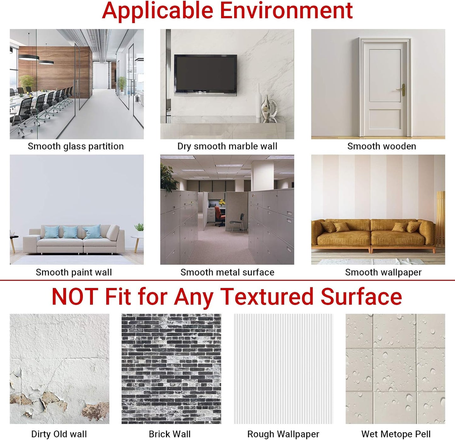 Cork Board Tiles 12"x12" - 1/2" Thick 5 Pack Cork Board Square Bulletin Boards Self Adhesive Corkboards for Walls Pin Boards Corkboards for Office Home School Decor