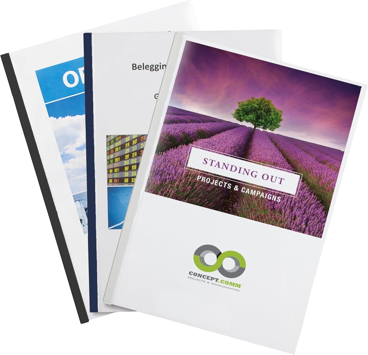 Thermal Binding Clear Covers with Steel Spine –for Thermal Binding Machines – Formerly Unibind – Used in Real Estate, Education and Various Businesses (Bordo, 80 Sheets Max - 72/Box)