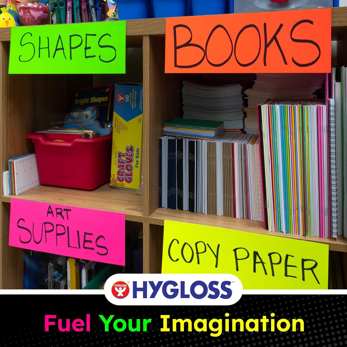 Hygloss Small Poster Board 4x11 - 50 Neon Green Single Color Poster Boards Bulk Pack - 10 Pt. Thickness Colored Poster Board Paper for Projects, Flash Cards, Signs - Posterboard Multipack 4" x 11"