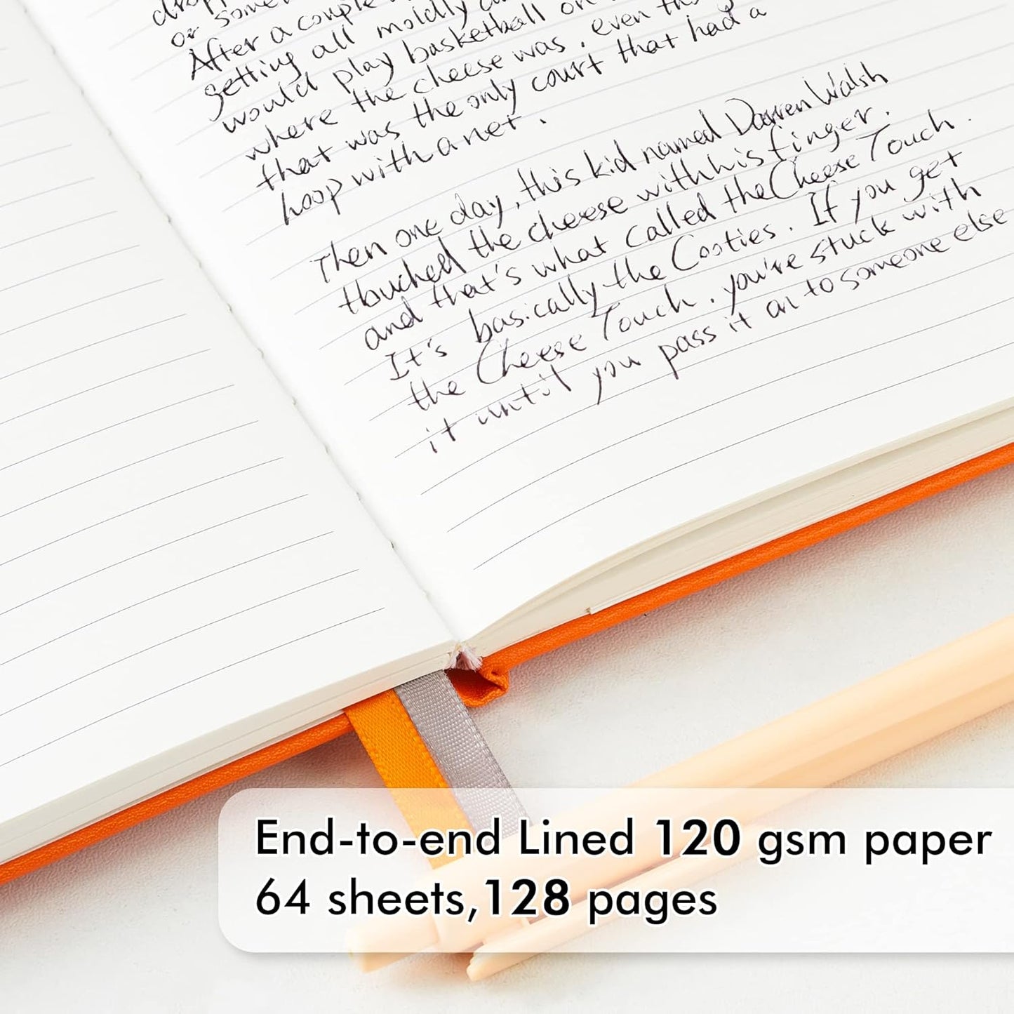 feela Journal Notebook Bulk for School, Hardcover Business Classic Ruled Lined Journals with Pen Holder for Work Office Journaling, with 5 Black Pens, 120 GSM, 5.1”x8.3”, 5 Pack, A5, Solid Colors