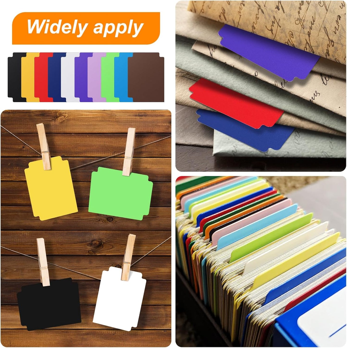 60 Pcs Trading Card Divider Multicolor Card Separators for Office Games Plastics Sports Baseball Card Dividers with Tabs Cards Box Dividers for photocard, 2.71 * 3.8 Inches