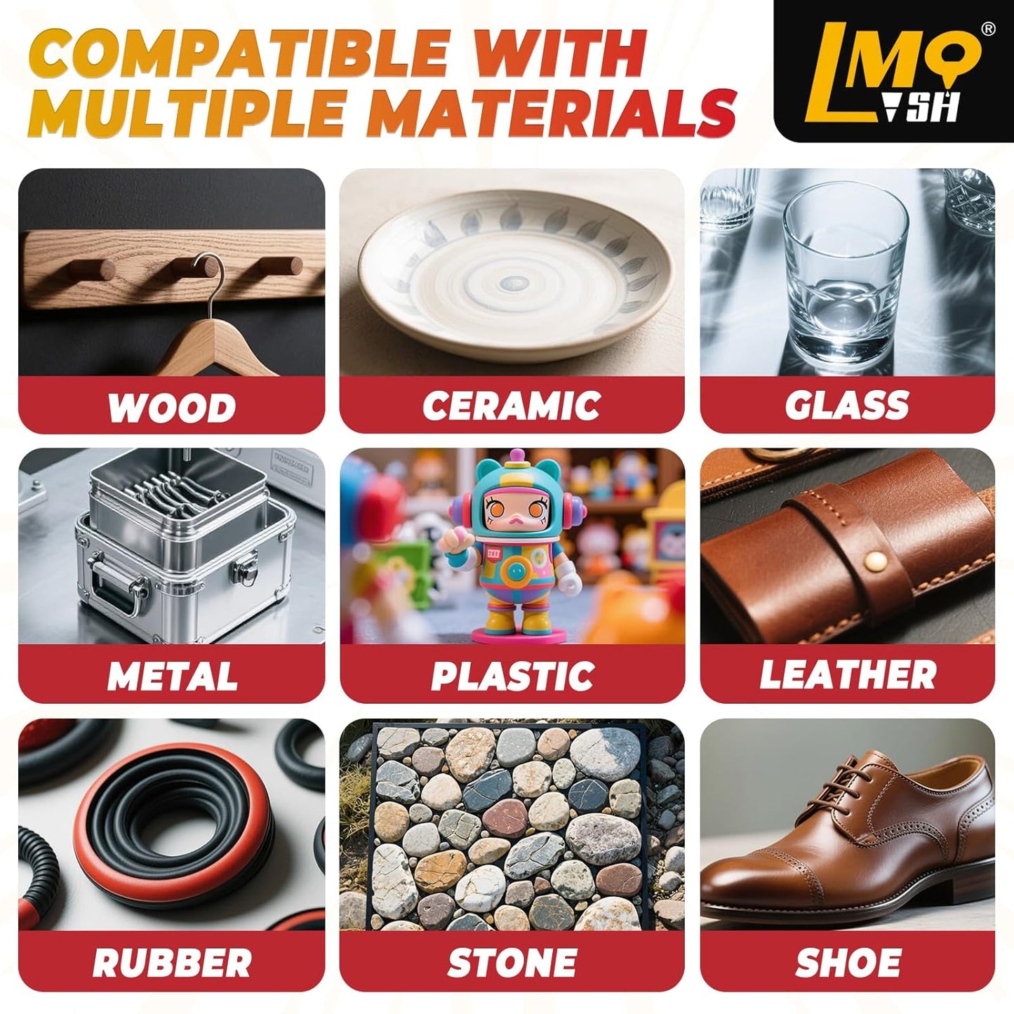 Super Glue Thin and Thick Liquid CA Glue Clear 60 Gram, All Purpose Superglue Cyanoacrylate Adhesive for Shoe Repair Ceramic Plastic Leather Glass Model Metal Wood Pottery Porcelain, Instant Bonding