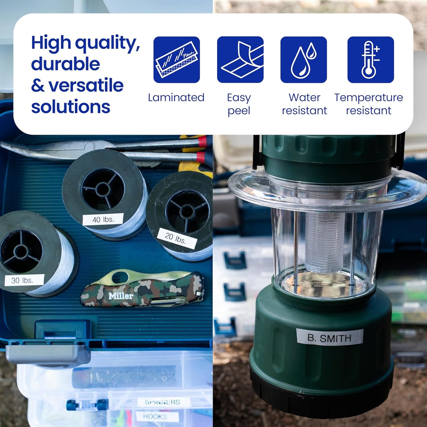 Brother Genuine P-Touch TZe Black Print on White Label Tape (TZeS211), Strong Adhesive Laminated,1/4in x 26.2ft (6mm x 8m), for Select P-Touch Label Makers, Water-Resistant, Extra Strength