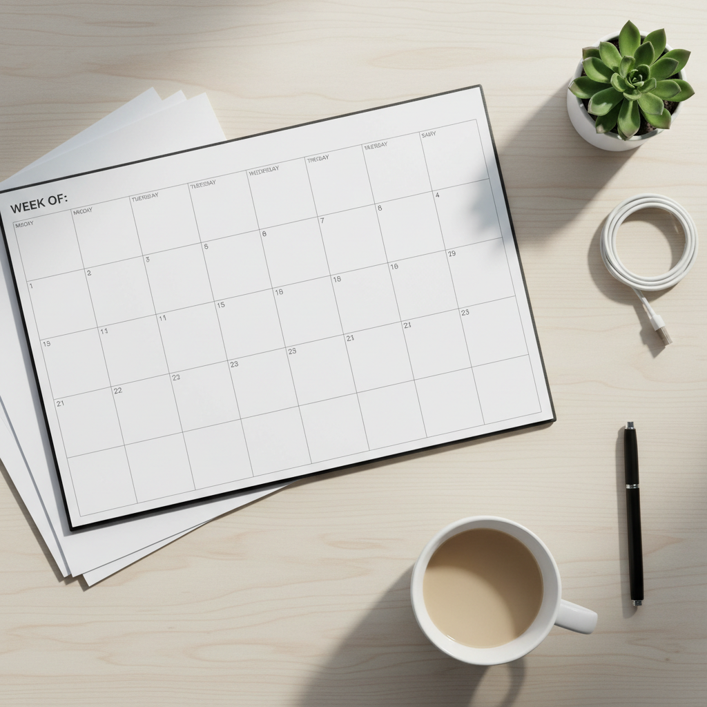 Busy Workday Reset Photo